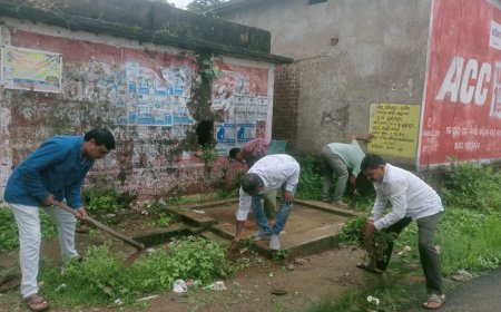 ଋଣ୍ଡିମହୁଲ ପଂଚାୟତ ଠାରେ ସଫେଇ ଓ ବୃକ୍ଷ ରୋପଣ କାର୍ଯ୍ୟ କ୍ରମ ଅନୁଷ୍ଠିତ
