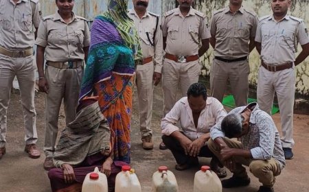 ଅବକାରୀ ବିଭାଗର ଧରପଗଡ l  ୩୮ ଲିଟର ବେଆଇନ ଚୋରା ଦେଶୀ ମଦ ଜବତ