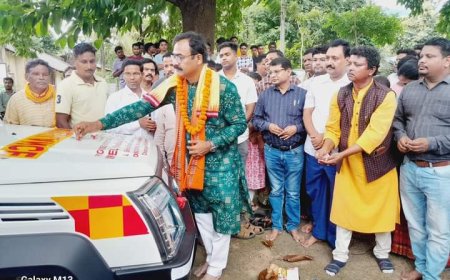 କନ୍ଧମାଳ ସାଂସଦ ଙ୍କ ତୁମୁଡିବନ୍ଧ ଗସ୍ତ ନୂତନ ଆମ୍ବୁଲାନ୍ସ ଏବଂ ସଚେତନତା ରଥ ର ଉଦଘାଟନ ।