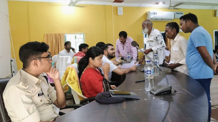 ଏମ ରାମପୁର ରେ ଜିଲ୍ଲାପାଳ ଙ୍କ  ଜନ ଶୁଣାଣି ଶିବିର
