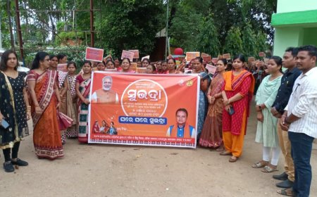 କଣ୍ଟାମାଳ ବ୍ଲକରେ ସୁଭଦ୍ରା ଯୋଜନାର ବିରାଟ ସ୍ୱାଗତ ସଚେତନତା ଶୋଭାଯାତ୍ରା