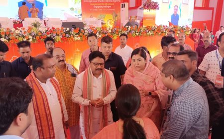 ପ୍ରଗତିର ନୂତନ ସୂର୍ଯ୍ୟୋଦୟ ଜିଲ୍ଲା ସ୍ତରୀୟ କାର୍ଯ୍ୟକ୍ରମ ଓ ବିକାଶ ମେଳା ଉଦଘାଟିତ*-