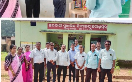 ଅଗାଧୁପୁର ଠାରେ  ମାସିକ କ୍ଲସ୍ଟର ସ୍ତରୀୟ ବୈଠକ....