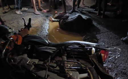 ବାଇକ୍ ଦୁର୍ଘଟଣାରେ ୩ଆହତ