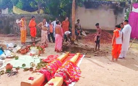 ଶକ୍ତି ଆରାଧନା ର ମୂଳଉତ୍ସ ସମଲେଇ ମନ୍ଦିର ଯୋଡ଼ା ସ୍ଥମ୍ବ  ର ନବ କଳେବର
