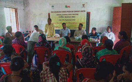 ମା ସୁନାମୁଖି କୃଷକ ଉତ୍ପାଦକ କମ୍ପାନୀ ଲିମିଟେଡ଼ ର ଚତୁର୍ଥ ବାର୍ଷିକ ସାଧାରଣ ବୈଠକ