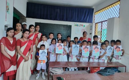 ସ୍ୱାମୀ ବିବେକାନନ୍ଦ ପବ୍ଲିକ ସ୍କୁଲରେ  *ସହୀଦ ଭଗତ ସିଂ ଜୟନ୍ତୀ* ପାଳିତ