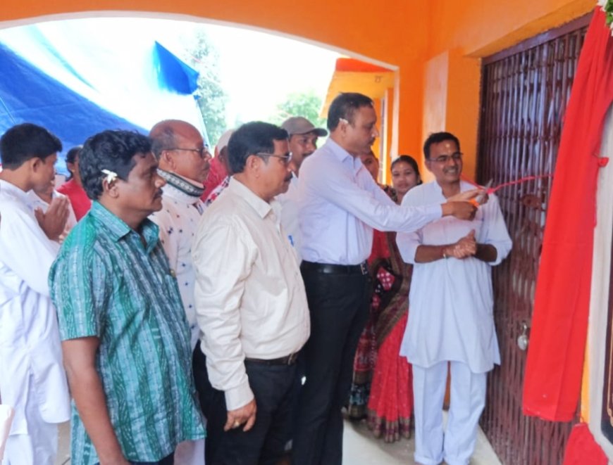 ସରସ୍ୱତୀ ଶିଶୁ ବିଦ୍ୟାମନ୍ଦିର ନୂତନ ଗୃହ ଉଦଘାଟନ ସମାରୋହ.... ଯୋଗ ଦେଲେ ଉତ୍ତର କେନ୍ଦ୍ରାଞ୍ଚଳ ପୋଲିସ ଆଇଜି ସତ୍ୟବ୍ରତ ଭୋଇ