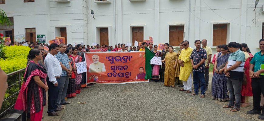 ସୁଭଦ୍ରା ସ୍ୱାଗତ ପଦଯାତ୍ରାର ଶୁଭାରମ୍ଭ କଲେ ଜିଲ୍ଲାପାଳ