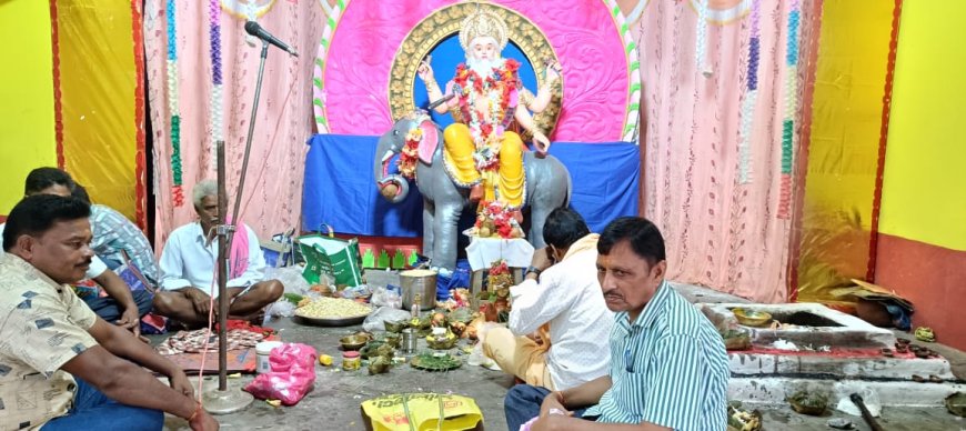 ବିଶ୍ୱକର୍ମା ପୂଜା ଉଦଯାପିତ