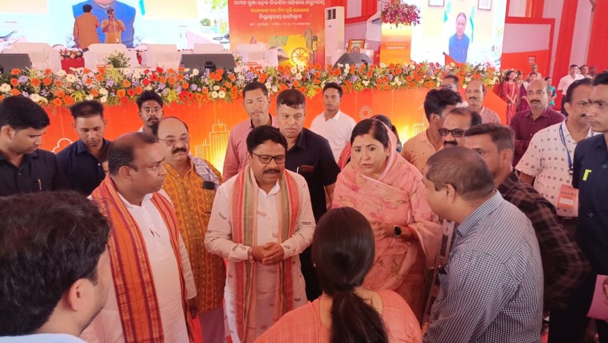ପ୍ରଗତିର ନୂତନ ସୂର୍ଯ୍ୟୋଦୟ ଜିଲ୍ଲା ସ୍ତରୀୟ କାର୍ଯ୍ୟକ୍ରମ ଓ ବିକାଶ ମେଳା ଉଦଘାଟିତ*-