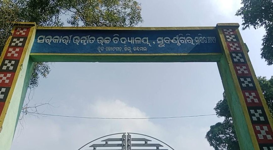 ଅବ୍ୟବସ୍ଥା ଘେରରେ ସୁବର୍ଣ୍ଣଗିରୀ ଫାଇଭ୍ ଟି ସ୍ମାର୍ଟ ସ୍କୁଲ୍ l ପ୍ରଧାନ ଶିକ୍ଷକ ନିଯୁକ୍ତି ଦାବୀ କଲେ ଗ୍ରାମବାସୀ