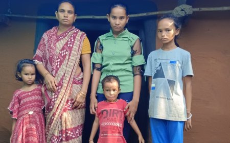 ୩୦ ବର୍ଷିଆ ବିଧବା ମହିଳା ଙ୍କ ମୁଣ୍ଡ ଉପରେ ୪ ସନ୍ତାନ ବୋଝ.....