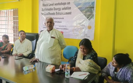 ସୌର ଶକ୍ତି ଦ୍ୱାରା ଜୀବନ ଜୀବିକା ର ସୁଦୃଢ଼ୀ କରଣ  କର୍ମଶାଳା...