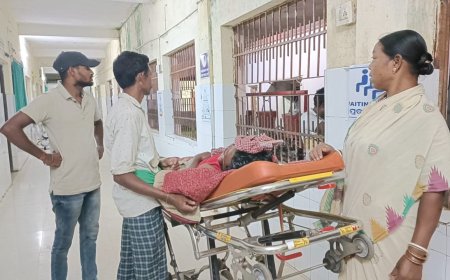 ବିଜୁ ଏକ୍ସପ୍ରେସ ରାସ୍ତା ରେ ଦୁର୍ଘଟଣା, ଯୁବକ ଗୁରୁତର