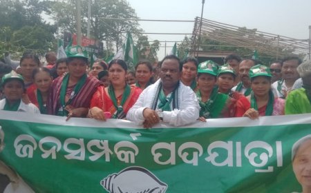 ବିଜେଡି ପକ୍ଷରୁ ଜନ ସମ୍ପର୍କ ପଦଯାତ୍ରା