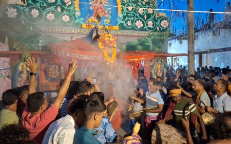 ଲେହେଡି ଗ୍ରାମର ଅନନ୍ୟ ଶକ୍ତିପୀଠ ମାଁ ମାହେଶ୍ବରୀଙ୍କ ସ୍ନାନ ଯାତ୍ରା