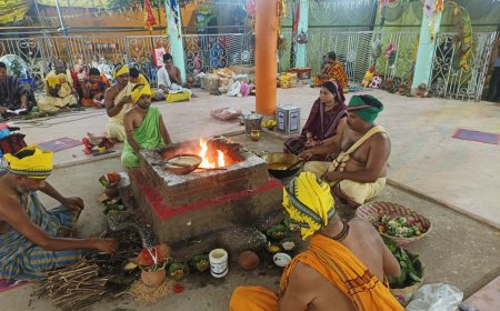 *ବିଶ୍ୱ ର କଲ୍ୟାଣ ଓ ଜିଲ୍ଲା ର ବିକାଶ ପାଇଁ ମା ସୁରେଶ୍ଵରୀ ଙ୍କ ପୀଠରେ ନବ ଦିନାତ୍ମକ ଚଣ୍ଡୀ ଯଜ୍ଞ ଅନୁଷ୍ଟିତ