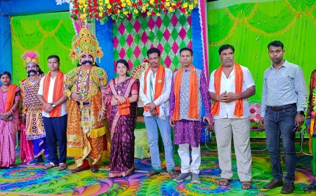 ଘଣ୍ଟାପଡ଼ା ଶାରଦୀୟ ଦୁର୍ଗାପୂଜା ଉପଲକ୍ଷେ  ରାବଣ ଦରବାରର ଚତୁର୍ଥ  ସଂଧ୍ୟାରେ ଇନ୍ଦ୍ରଜୀତ ବଧ।