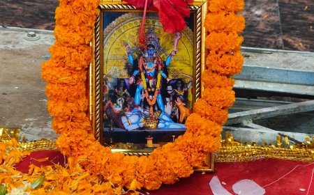 ମଝିପଡ଼ା କାଳୀପୂଜା ପାଇଁ ଶୁଭ ଖମ୍ବ ସ୍ଥାପନା*-