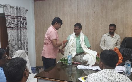 କୋକସରା ବ୍ଲକ ଭାରପ୍ରାପ୍ତ ବିଡ଼ିଓ ଙ୍କୁ ସ୍ୱାଗତ ସମ୍ବର୍ଦ୍ଧନା କଳାହାଣ୍ଡି