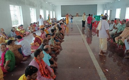 ରାମଜୀ ମନ୍ଦିରରେ ଶ୍ରୀମଦ୍ ଭାଗବତ ମହା ପୁରାଣ ପାଠ କାର୍ଯ୍ଯ କ୍ରମ*- *