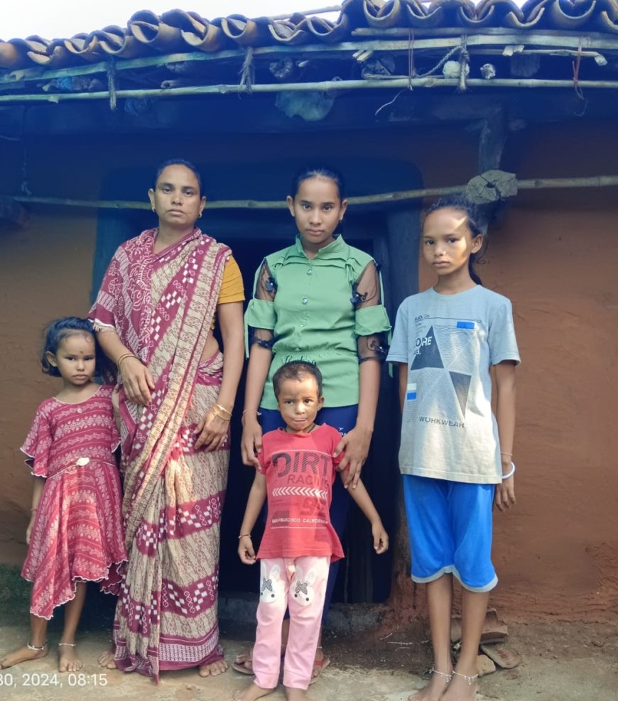 ୩୦ ବର୍ଷିଆ ବିଧବା ମହିଳା ଙ୍କ ମୁଣ୍ଡ ଉପରେ ୪ ସନ୍ତାନ ବୋଝ.....