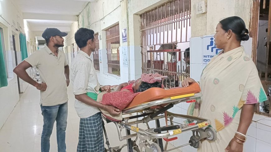 ବିଜୁ ଏକ୍ସପ୍ରେସ ରାସ୍ତା ରେ ଦୁର୍ଘଟଣା, ଯୁବକ ଗୁରୁତର