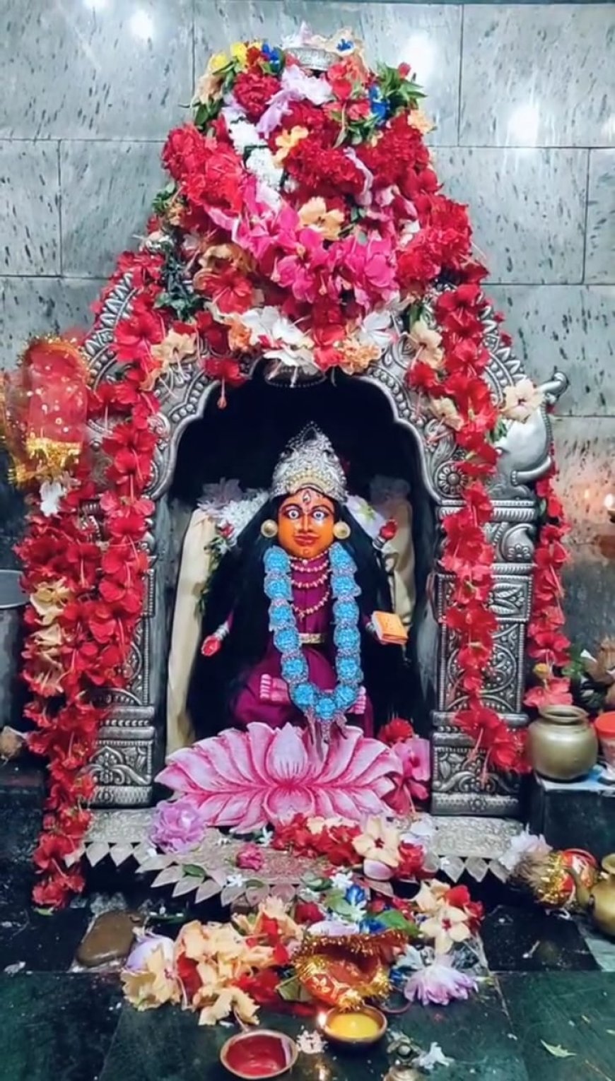 :ନବରାତ୍ରି ର ପଞ୍ଚମ ଦିନରେ ମା'ସୁରେଶ୍ୱରୀଙ୍କ ଭୈରବୀ ବେଶ