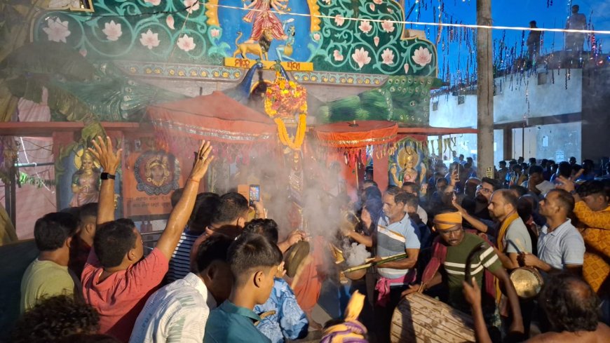 ଲେହେଡି ଗ୍ରାମର ଅନନ୍ୟ ଶକ୍ତିପୀଠ ମାଁ ମାହେଶ୍ବରୀଙ୍କ ସ୍ନାନ ଯାତ୍ରା