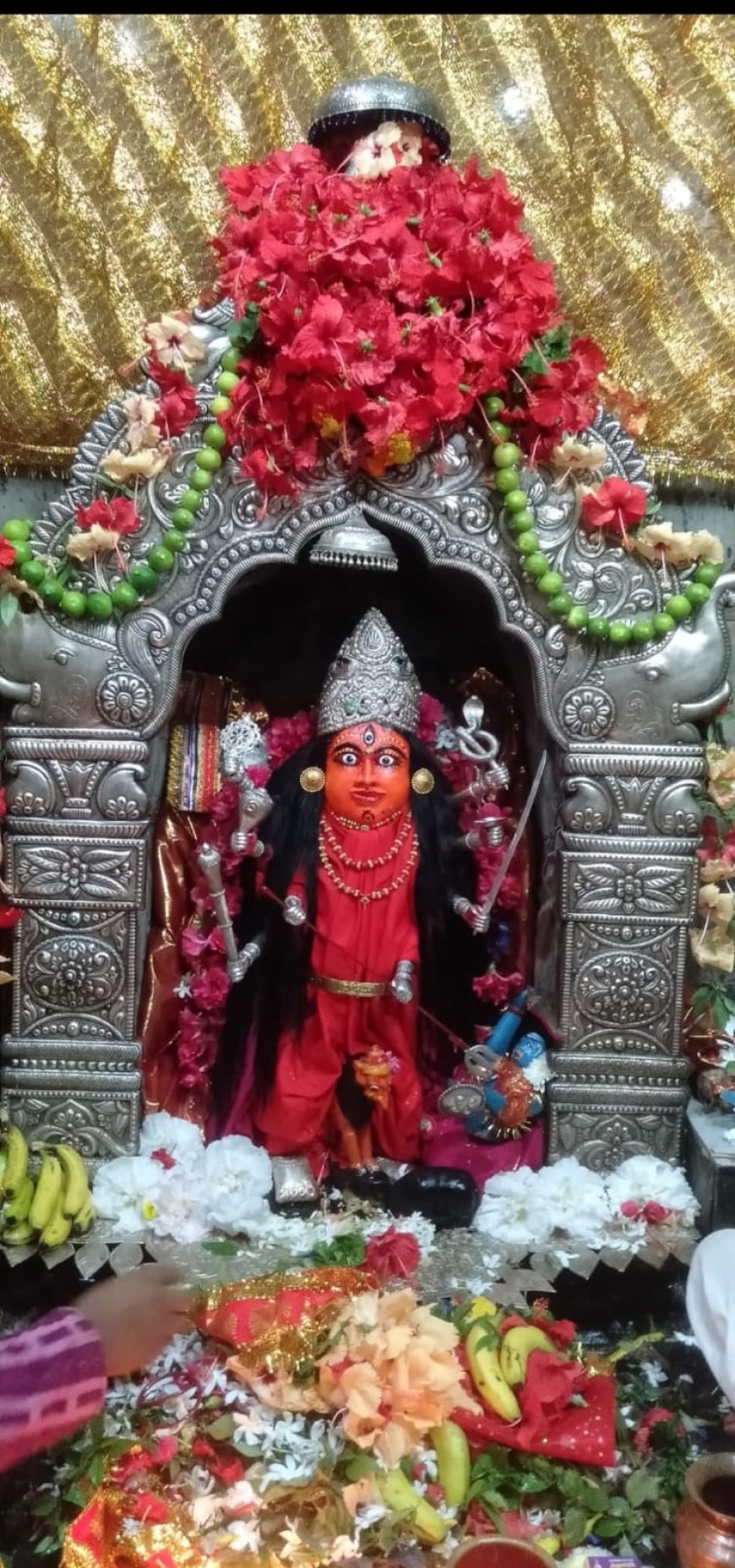 "ମା' ସୁରେଶ୍ଵରୀ ଙ୍କ ମହିଷାମର୍ଦ୍ଦିନୀ ବେଶ