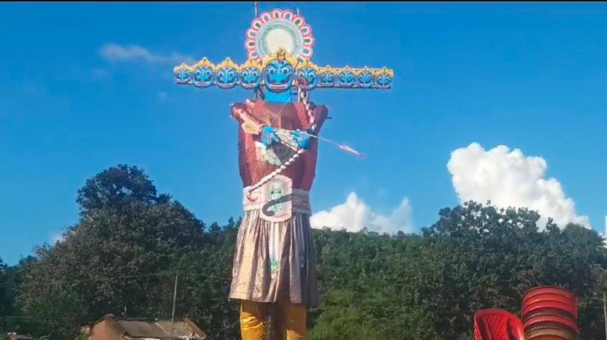 ବାଲିଗୁଡା ରେ ରାବଣ ପୋଡି l ଆତସବାଜି ରେ କମ୍ପିଲା ମିନିଷ୍ଟାଡିୟମ