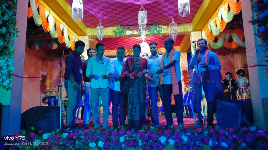 ବେହେରାପଡ଼ାଠାରେ ଷୋହଳ ପୂଜା ଉପଲକ୍ଷେ ରାବଣ ଦରବାର ଉଦଘାଟିତ ।