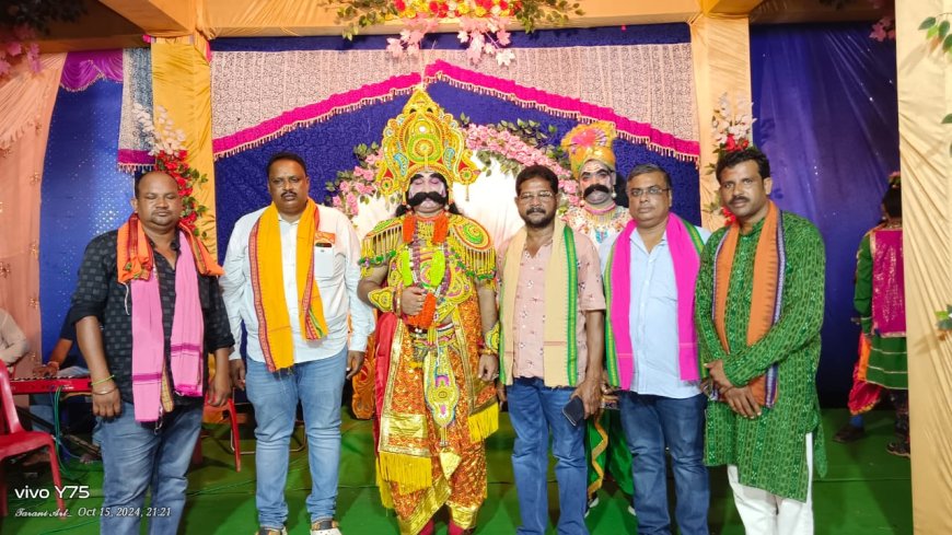 ବେହେରାପଡ଼ାଠାରେ ଷୋହଳ ପୂଜା ଉପଲକ୍ଷେ ରାବଣ ଦରବାର ର ଦ୍ୱିତୀୟ ସନ୍ଧ୍ୟା