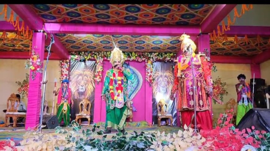 ପଲସାଗୋରା ମୁରାସୁର ଦରବାର ତୃତୀୟସନ୍ଧ୍ୟା ରେ ବିଷ୍ଣୁଙ୍କ ଦଧିଶୟନ ବେଳେ ଦେବତାମାନଙ୍କ ଗୁହାରିନାଟକ ଅନୁଷ୍ଠିତ l