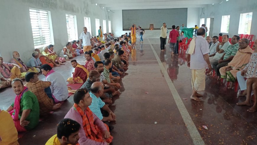 ରାମଜୀ ମନ୍ଦିରରେ ଶ୍ରୀମଦ୍ ଭାଗବତ ମହା ପୁରାଣ ପାଠ କାର୍ଯ୍ଯ କ୍ରମ*- *