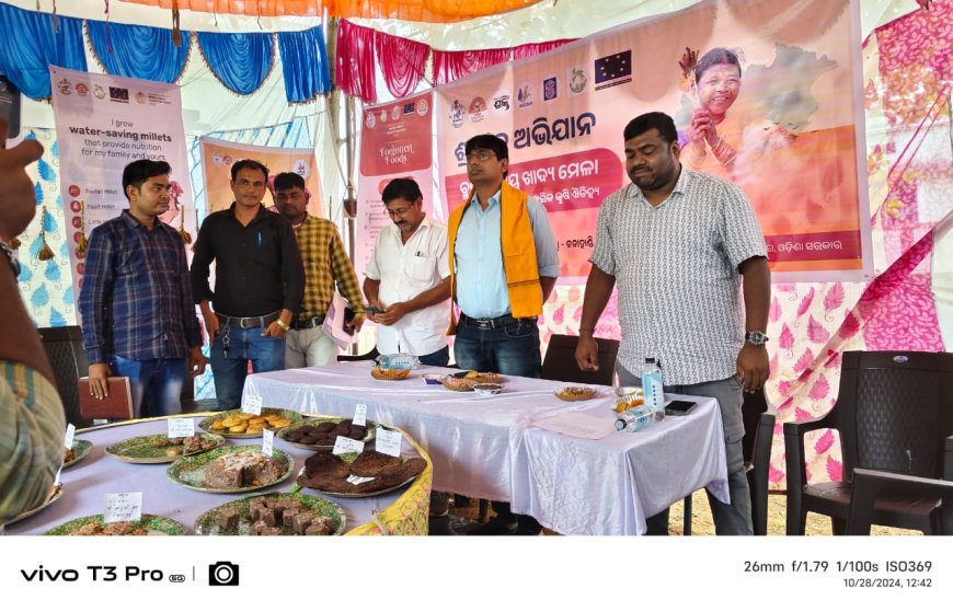 କୋକସରା ବ୍ଲକ ସ୍ତରୀୟ ଶ୍ରୀ ଅନ୍ନ ଅଭିଯାନ ଖାଦ୍ୟ ମେଳା ଅନୁଷ୍ଠିତ