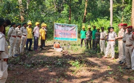 ଗ୍ରୀଷ୍ମ ଋତୁରେ ଜଙ୍ଗଲରେ ନିଆଁ ପ୍ରତିକାର ପାଇଁ ଜନ ସଚେତନତା ଶିବିର।