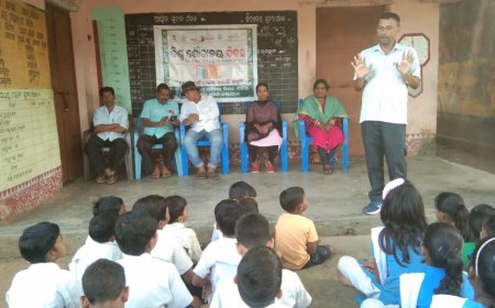 ଶ୍ରୀମାଳ ଉଚ୍ଚ ପ୍ରାଥମିକ ବିଦ୍ୟାଳୟରେ ବିଶ୍ୱ ଶୌଚାଳୟ ଦିବସ ଅବସରରେ ସଚେତନତା କାର୍ଯ୍ୟକ୍ରମ ଅନୁଷ୍ଠିତ