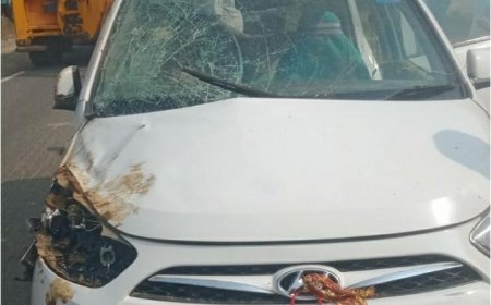 କାର ଦୁର୍ଘଟଣା, ଅଳ୍ପକେ ବର୍ତ୍ତିଲେ ଚାଳକ