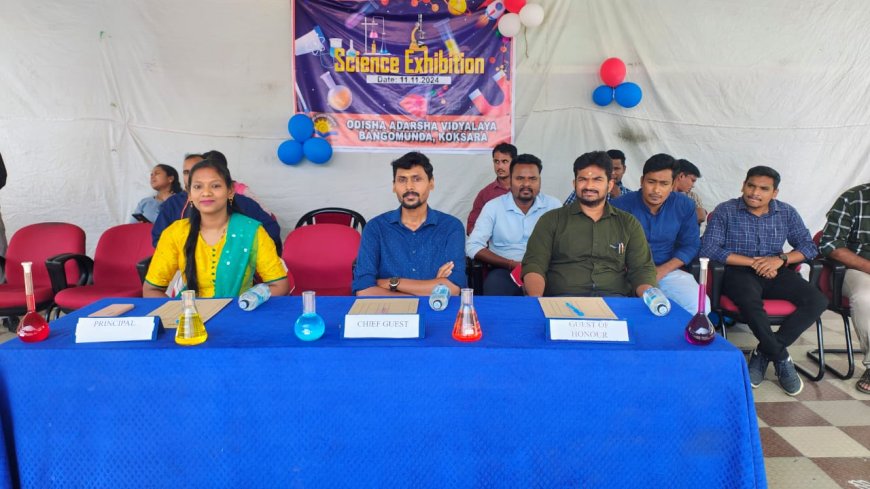 କୋକସରା ଓଡିଶା ଆଦର୍ଶ ବିଦ୍ୟାଳୟ ରେ ବିଜ୍ଞାନ ପ୍ରଦର୍ଶନୀ ମେଳା, ୯୬ ପ୍ରକଳ୍ପ ପ୍ରଦର୍ଶନ।