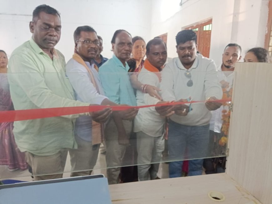 ଆମ ବ୍ୟାଙ୍କ ଉଦଘାଟନ କଲେ ବିଧାୟକ।
