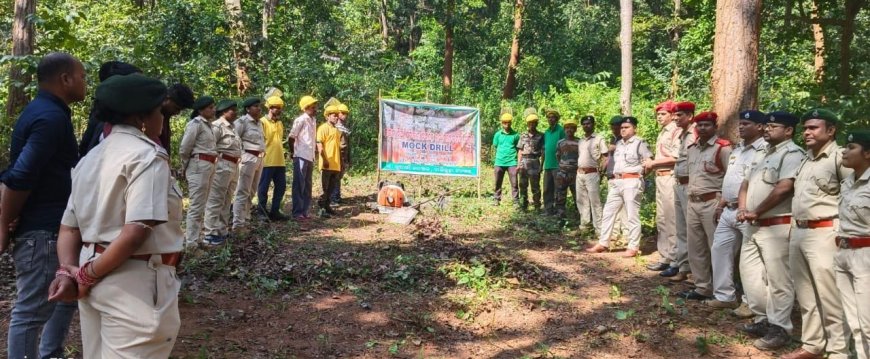 ଗ୍ରୀଷ୍ମ ଋତୁରେ ଜଙ୍ଗଲରେ ନିଆଁ ପ୍ରତିକାର ପାଇଁ ଜନ ସଚେତନତା ଶିବିର।