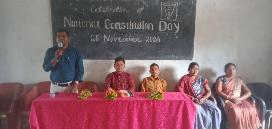 ଘଣ୍ଟାପଡ଼ା ଡିଗ୍ରୀ କଲେଜରେ ଜାତୀୟ ସମ୍ବିଧାନ ଦିବସ ପାଳିତ,