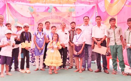 ବ୍ଲକ ସ୍ତରୀୟ ଅନ୍ତର୍ଜାତୀୟ ଦିବ୍ୟାଙ୍ଗ ଦିବସ ପାଳନ...... ଦିବ୍ୟଙ୍ଗ ଛାତ୍ରୀ ଛାତ୍ର ଦେଖେଇଲେ କମାଲ