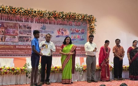 ଜିଲ୍ଳା ସ୍ତରୀୟ  ଅନ୍ତର୍ଜାତୀୟ ଭିନ୍ନକ୍ଷମ ଦିବସ ପାଳନ - ଭିନ୍ନକ୍ଷମ ସାଧାରଣ ନୁହଁନ୍ତି, ସେମାନେ ଅ-ସାଧାରଣ, ସେମାନଙ୍କୁ ସମାଜର ମୁଖ୍ୟସ୍ରୋତ ରେ ସାମିଲ କରିବା ଆମ ସମସ୍ତଙ୍କ ଗୁରୁଦାୟିତ୍ୱ -