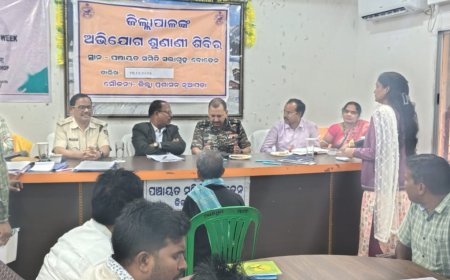 ବୋଡ଼େନ ଠାରେ ଜିଲ୍ଲାପାଳଙ୍କ ଅଭିଯୋଗ ଶୁଣାଣି