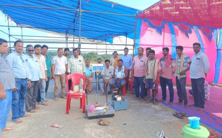 ଦପଳା ପେକ୍ସ ରେ ସଭାପତି ଶୈଳେନ୍ଦ୍ର କୁମାର ବାରିକ ଙ୍କ ଦ୍ୱାରା ଧାନମଣ୍ଡି ଉଦଘାଟିତ l