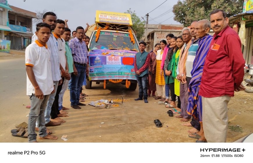 ଓକେସିଏଲ ଭ୍ରାମ୍ୟମାଣ ରଥ କୁପଳସାଗୋରା ଠାରେ ସ୍ୱାଗତ