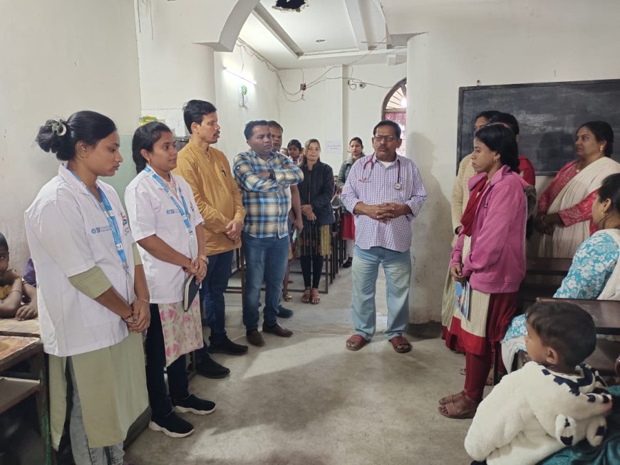 *ନିଃଶୁଳ୍କ ସ୍ୱାସ୍ଥ୍ୟ ଶିବିର ଅନୁଷ୍ଠିତ*
